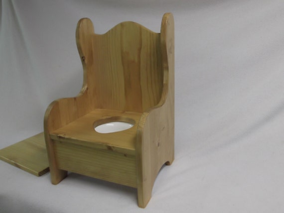 Wooden Potty Chair Etsy