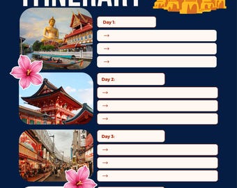 Simple Travel Itinerary