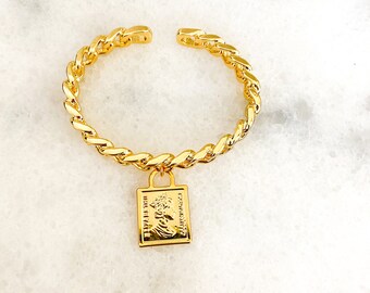 Cuban Coin Bracelet - Etsy