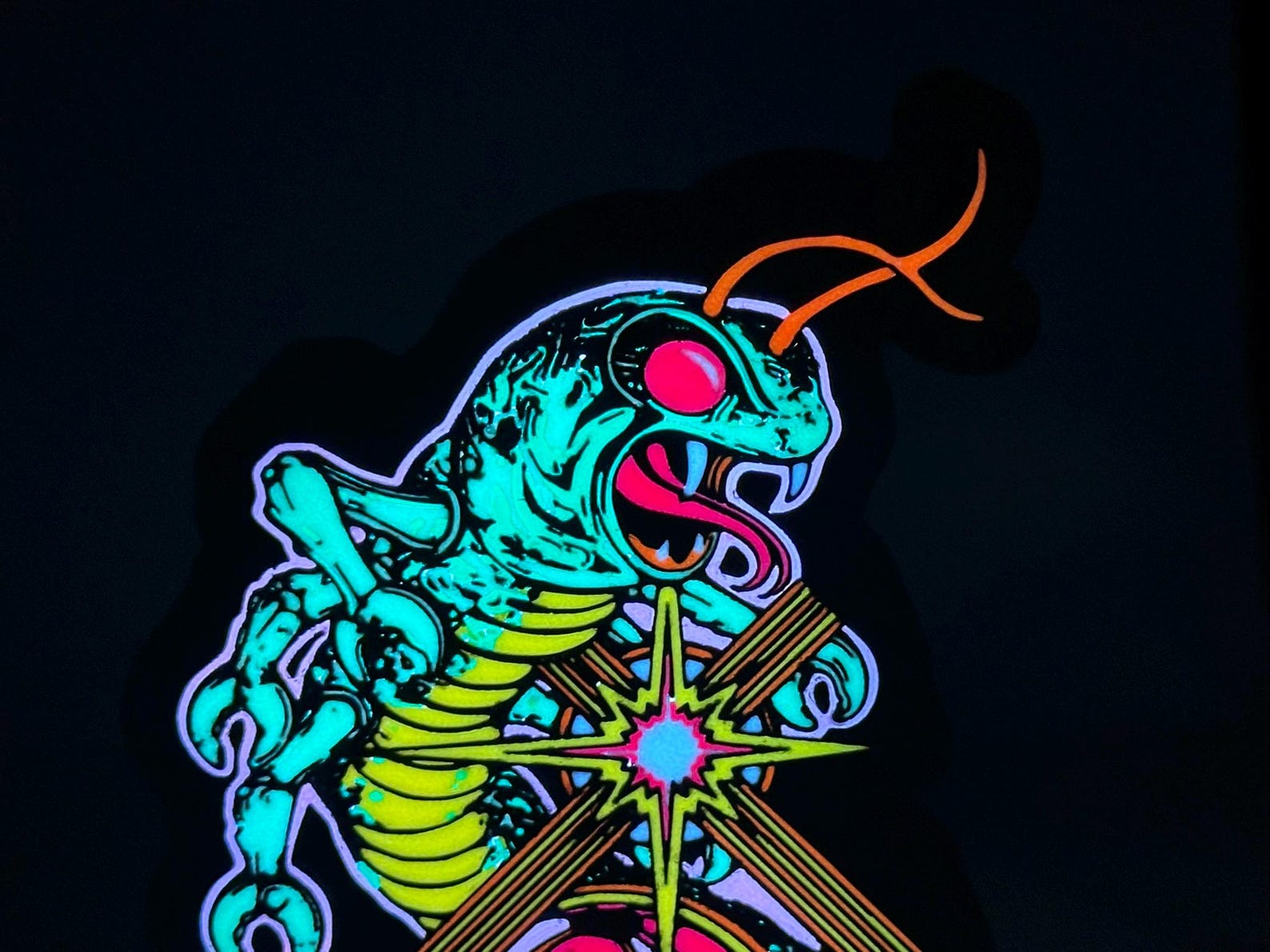 Centipede LED Lighted Sign With Remote, Retro Arcade Collectible, 3D ...