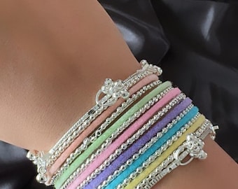 Kashmiri bangle and Velvet bangle combo. Available in different sizes