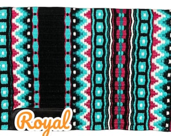Terquoise Bästsäljande Sadelfilt i Ull Sadelpad Ranch Sadelpad Yucca Sadelpad Tävlingspad Ridpad Ull Nya Zeeland Ullpad 34X42