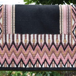 Pink Best Selling Woolen Saddle Blanket Saddle Pad Ranch Pad Yucca Pad Show Pad Horse Riding Pad Wool Newzealand Wool Pad 34X42