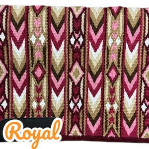 Pink Brown Best Selling Woolen Saddle Blanket Saddle Pad Ranch Pad Yucca Pad Show Pad Horse Riding Pad Wool Newzealand Wool Pad 34X42