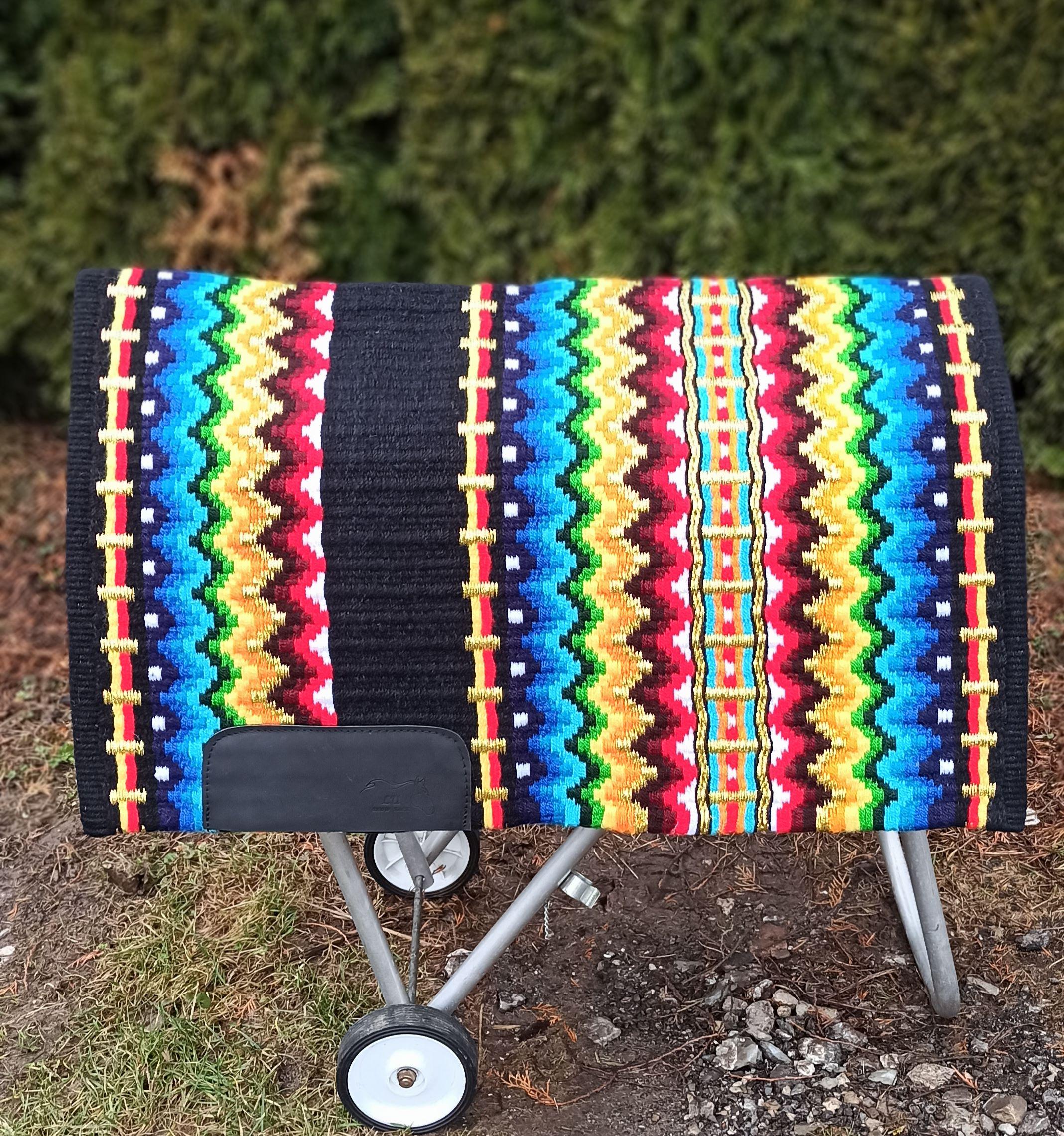 Tapis De Selle Western Ranch En Laine De Nouvelle-Zélande - Coussin