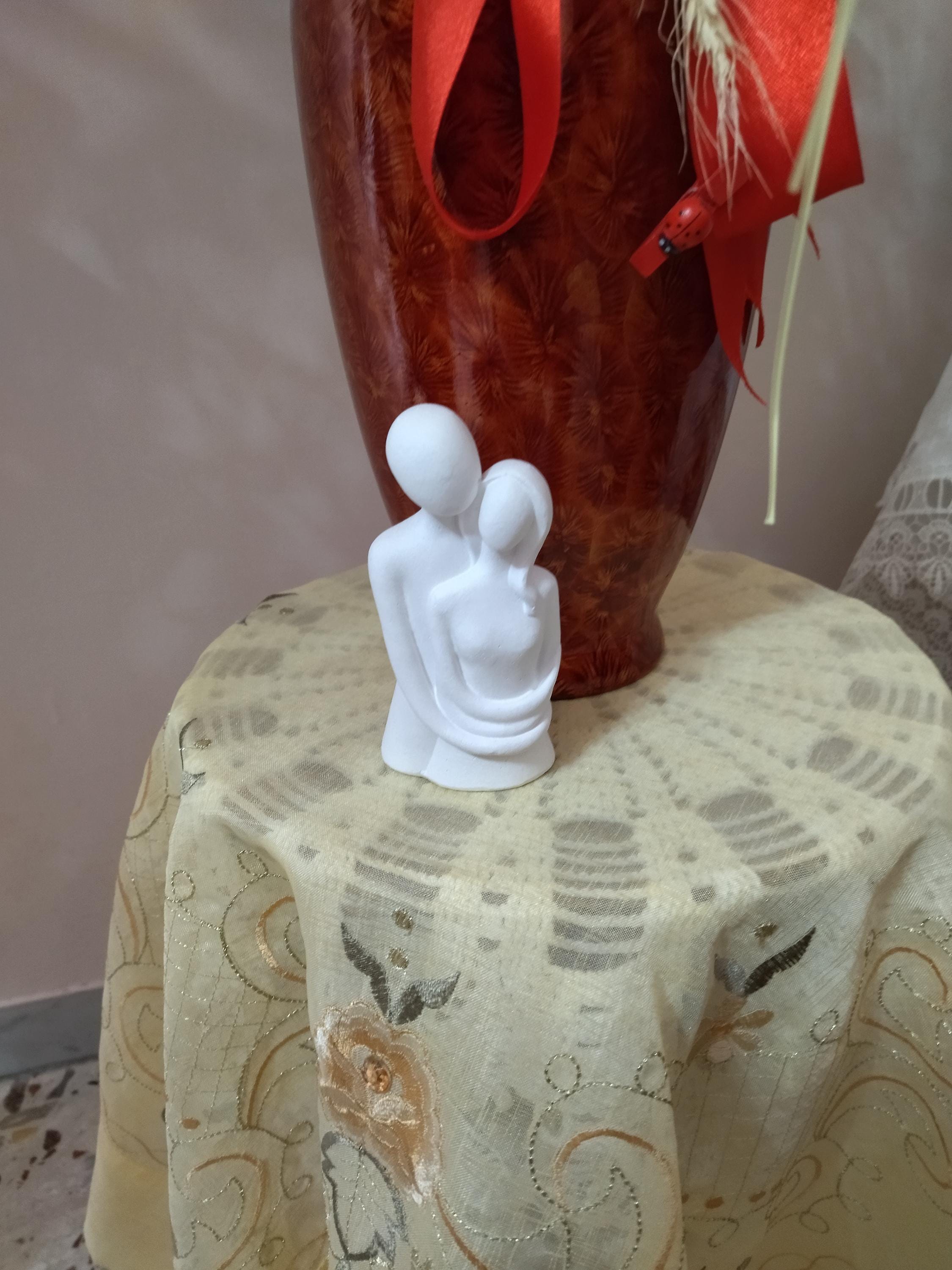 Olirui 8 C Di Altezza Statuette Di Coppia Per La Decorazione Della Casa, Scultura Oderna Con