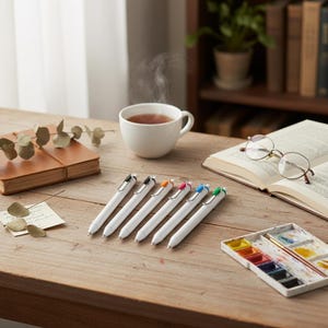 Uni-ball One Gel Pen 0.38mm | Fika Colours Limited Edition | Pen for Journaling & Planners