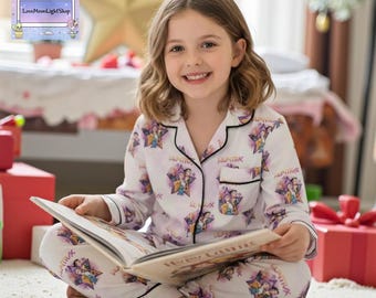 Huntrix Demon Hunter Long Pajamas Set – Anime Group Pajamas for Kids, Men and Women, Gift for Kpop Lovers