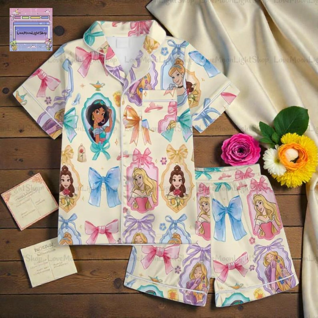 Aladdin Jasmine Aurora Tangled Cinderella Belle Princess Coquette Bow ...