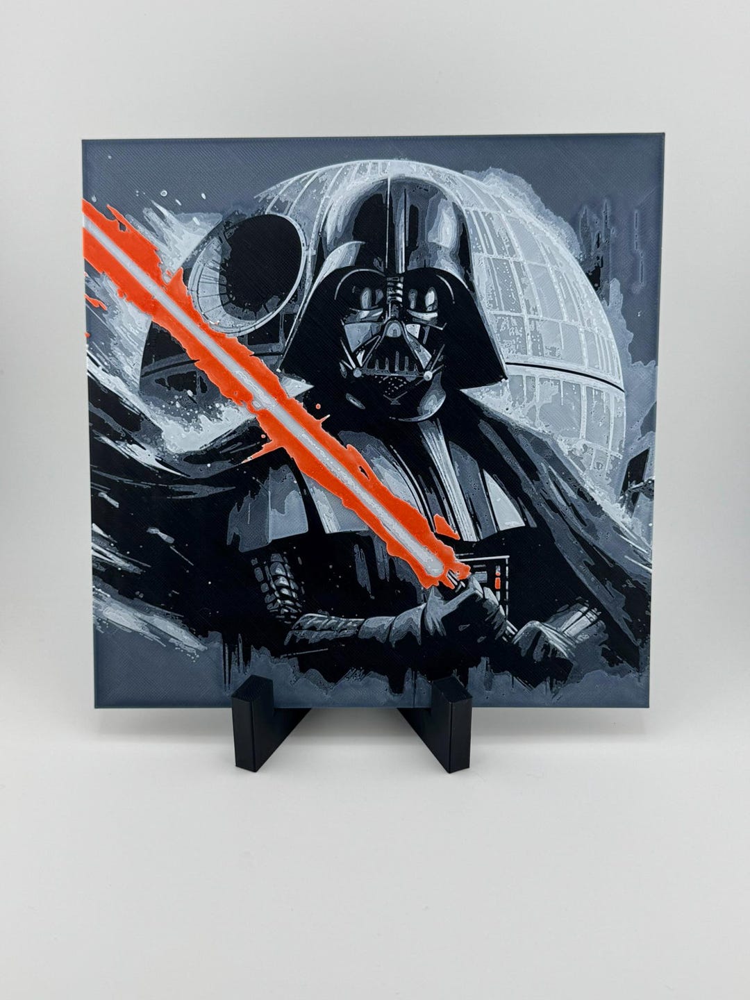 Darth Vader & Death Star - 3D Printed Wall Art – Star Wars Inspired ...