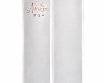 Funda personalizada para vestido de novia / Funda personalizada para vestido de novia con nombre