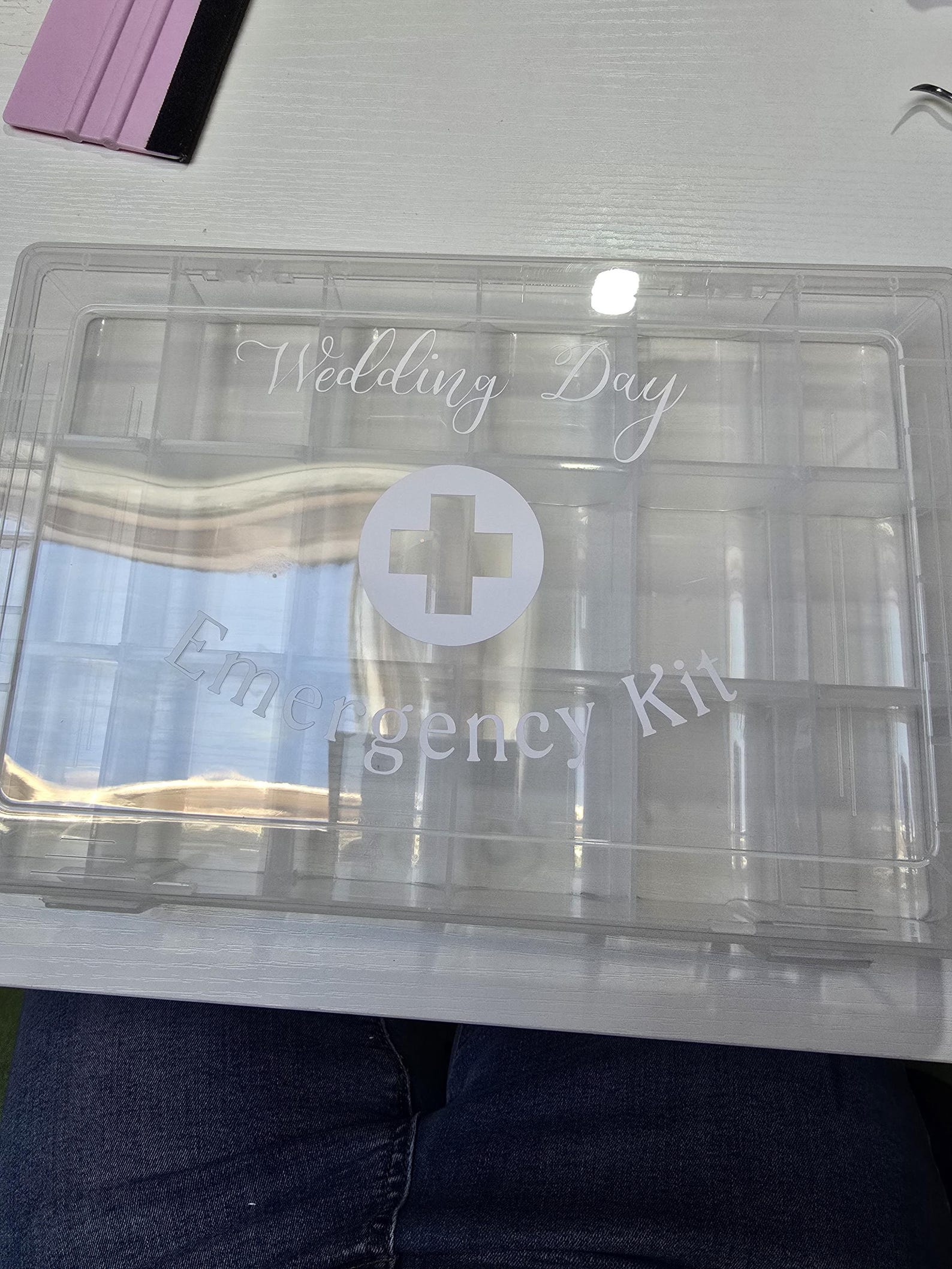 Wedding Day Emergency Kit Box | Bridal Gift, Keepsake Organizer