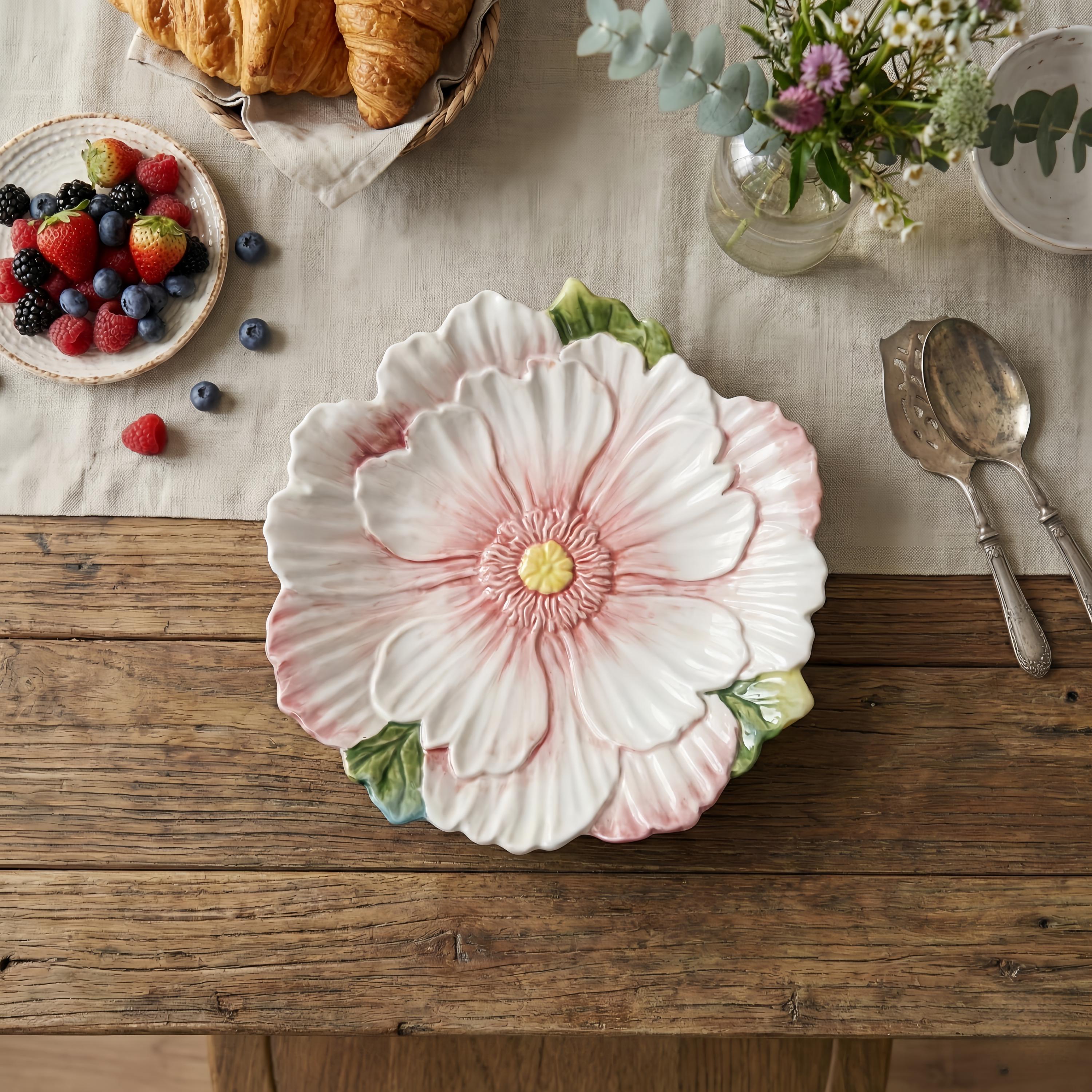 Flower shaped serving bowl - Etsy 日本