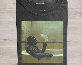 Darth Vader Meme T-Shirt, Star Wars Bathtub Tee, Comfort Colors Vintage Graphic, Unique Star Wars Gift, Funny Space Villain Top