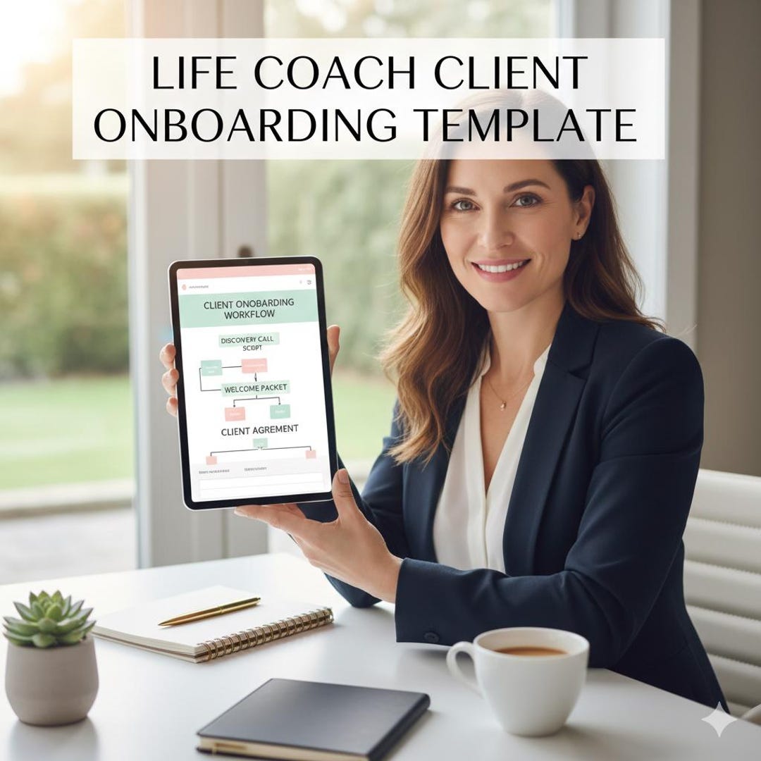 Life Coach Client Onboarding Template | Canva Editable Welcome Packet ...