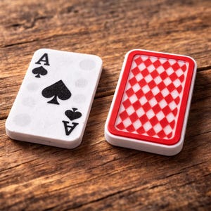 Asso di picche magnetico scorrevole fatto a mano / giocattolo tattile da scrivania / gadget antistress divertente