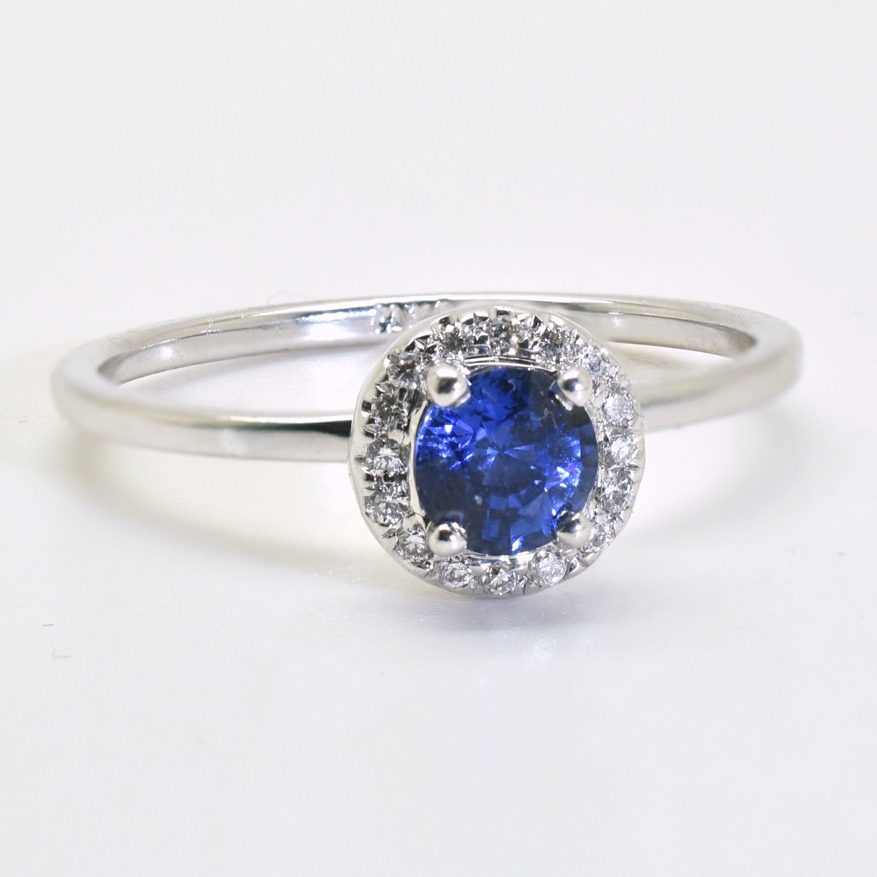 Royal blue sapphire ring 0.5 carat natural ceylon sapphire | Etsy