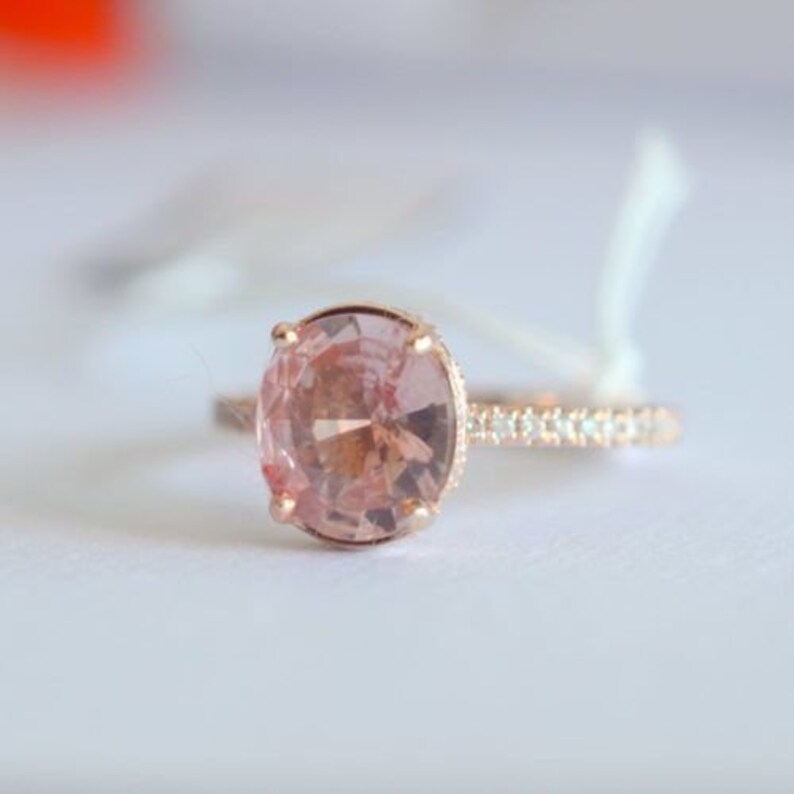 padparadscha sapphire ring padparadscha sapphire ring