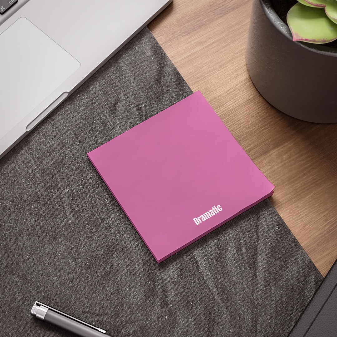 Wine Sticky Notes Lilac Wine Dramatic Sticky Notes Funny Office Post It Notes (7 Sizes ...