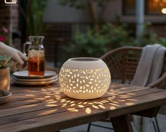 Solar Laterne Im Freien Wasserdichte Eisen Solar Powered Laterne Warme Weiß LED Garten Terrasse Laterne Dekor Tischleuchte Licht
