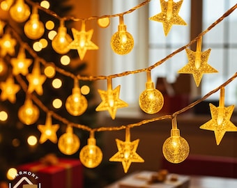 Outdoor Hanging Fairy Lights, Hanging Led String Lights, Outdoor Led Decor, Fairy Decor, Garden Decoration