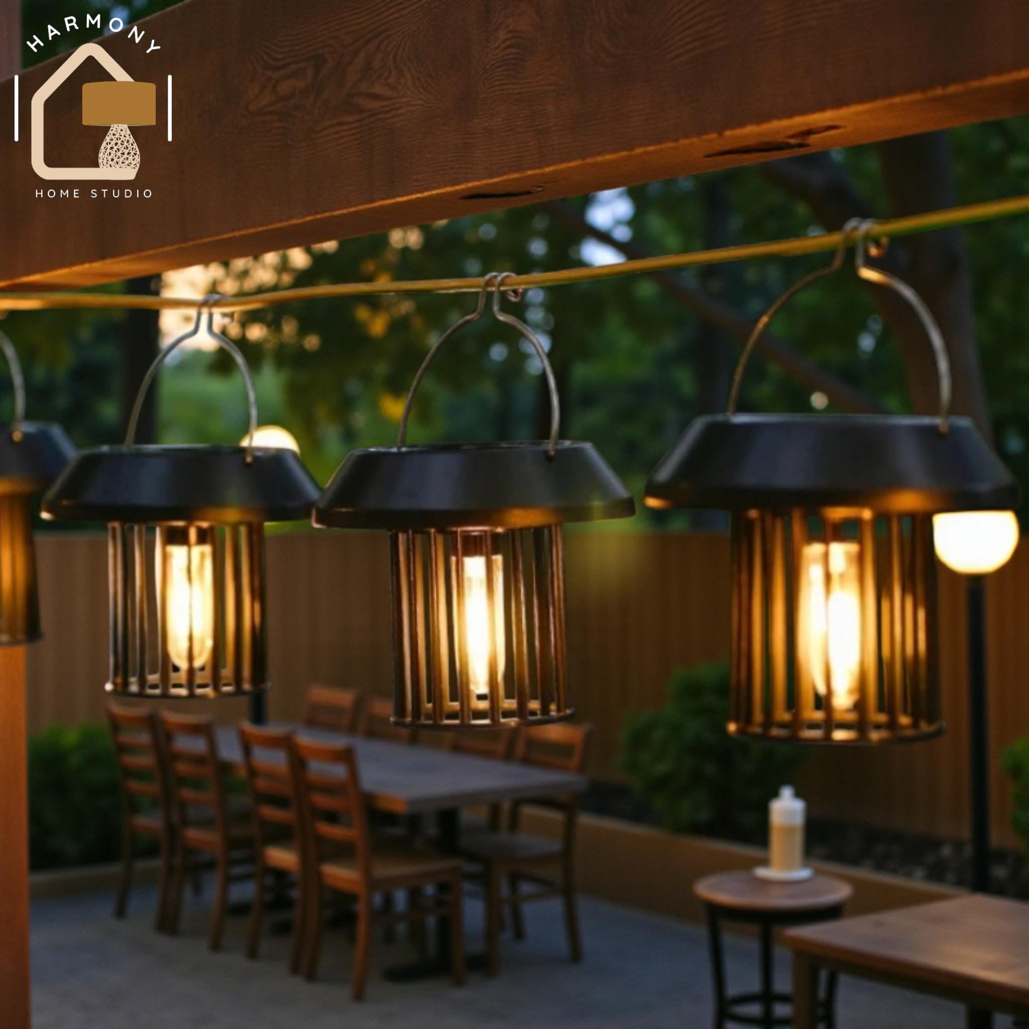 34 Front Porch Decor Ideas for Every Season 29 Solar Hanging Lantern Warm White LED Outdoor Light Waterproof Garden…