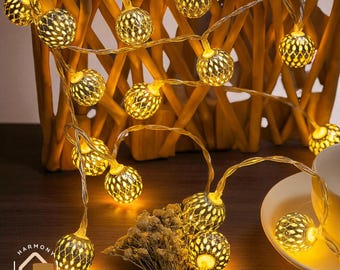 Outdoor Hanging Fairy Lights, Hanging Led String Lights, Outdoor Led Decor, Fairy Decor, Garden Decoration