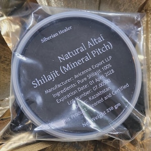 Reines Altai Mumio, Shilajit, Harz 250 Gramm – Mumijo, Moomiyo