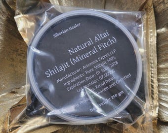 Puro Altai Mumio, Shilajit, Resina 250 gramos - Mumijo, Moomiyo