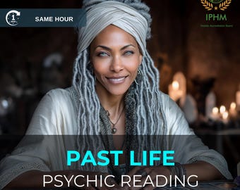 Past Life Psychic Reading – Soul Memory, Karmic Lessons & Life Path Insight | Same Hour Psychic, Spirit Guide Messages, Detailed PDF