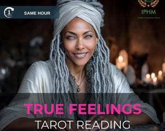 True Feelings & Exact Thoughts Tarot Reading, Same Hour Delivery, Psychic Love Reading, Telepathic Relationship Insight, Clairvoyant Reading