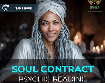 Soul Contract Psychic Reading | Personalized PDF with Medium Guidance | Future Love, Karma & Psychic Reading, Past Life and General Reading