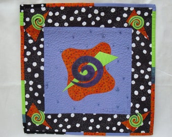 Contemporary Art Quilt - Wild Play VI