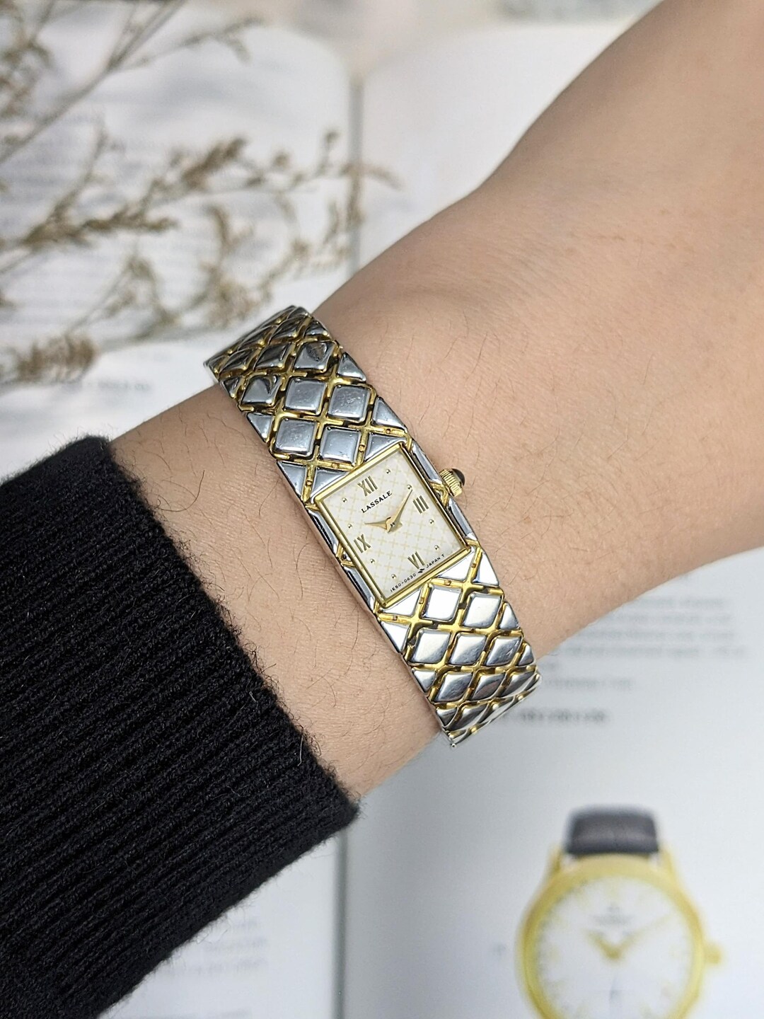 時計 HATTORI SEIKO LASSALE Seiko LASSALE HATTORI SEIKO VINTAGE CLASSIC ULTRA THIN TANK