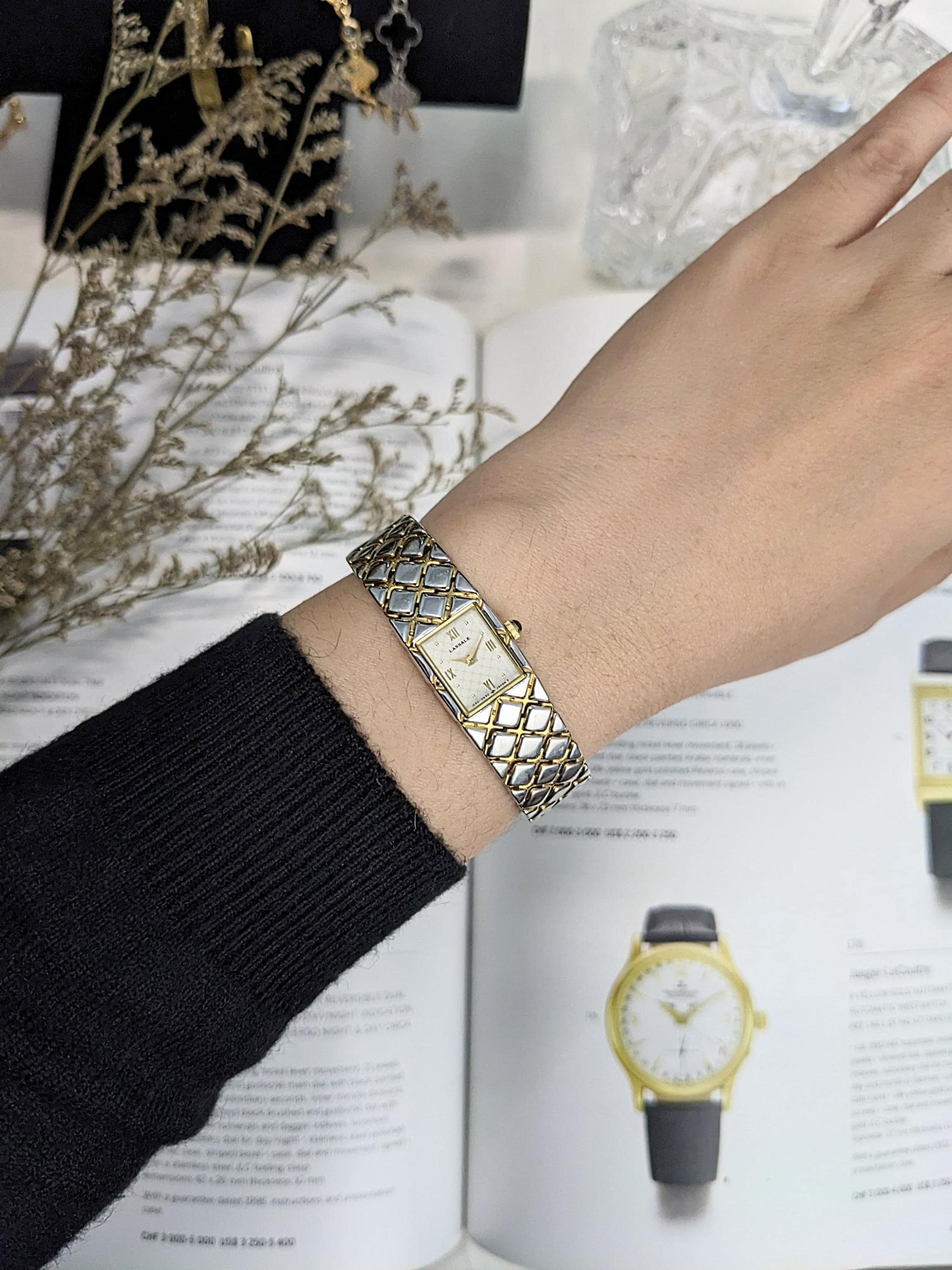 Vintage Watch From 1990's Seiko Hattori Lassale Two-tone