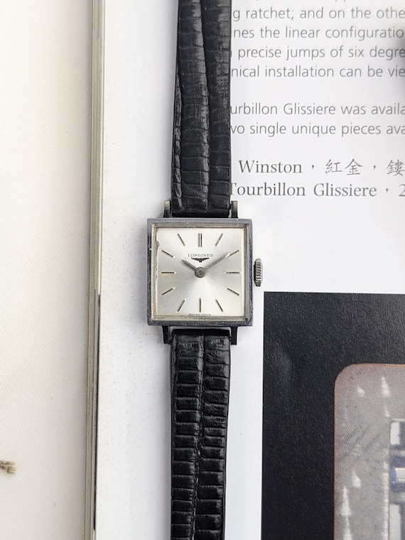 Longines Vintage From 1980s Square Manual Winding - Watch for