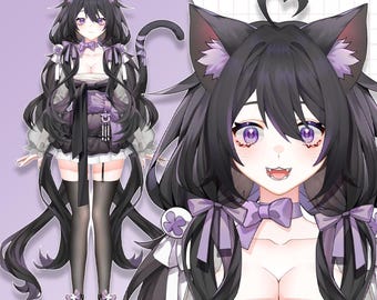 Premade Live2D Vtuber Model: Ready to Use, VTubeStudio Compatible