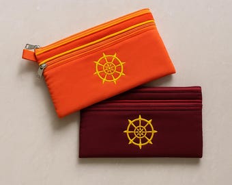 Handmade Fabric Wallet | Yoga Meditation Pouch | Ethically Crafted in Sri Lanka