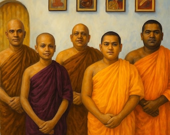 Handmade Cotton Buddhist Monk Robe | Ethically Made Kāṣāya