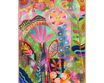 Modern Abstract Wall Decor Large Original Acrylic Painting -  Handmade  Sri Lanka