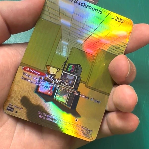 Backrooms Pokémon TCG Proxy-Karte