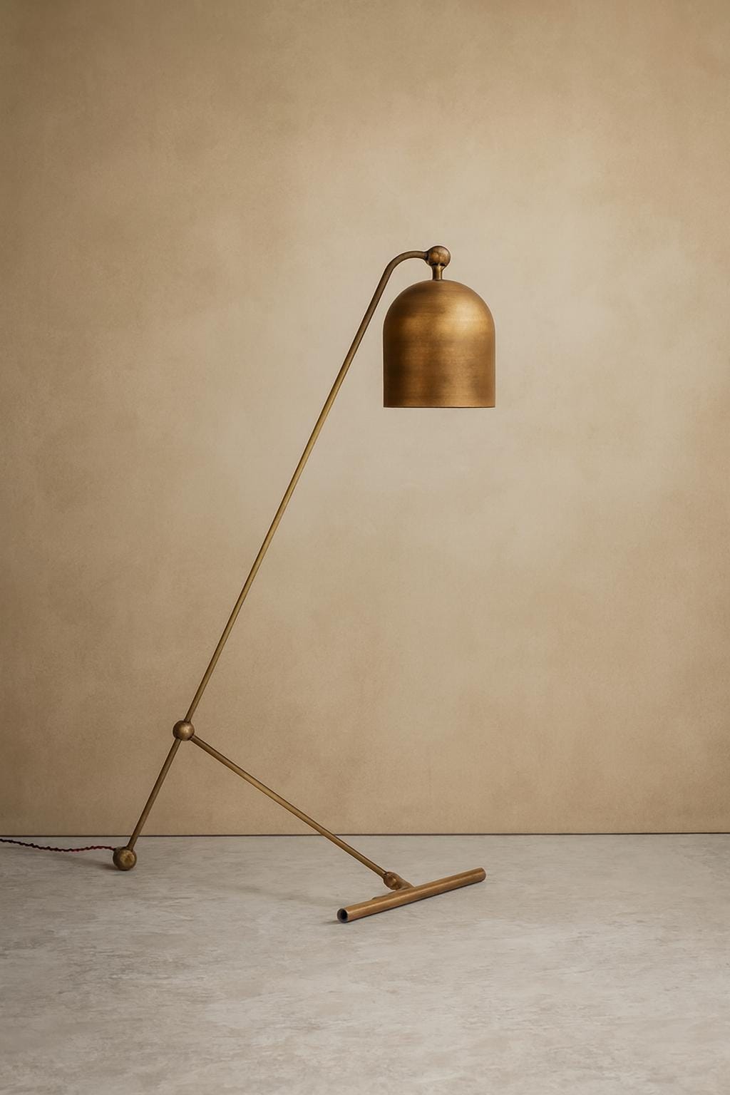 Brass Floor Lamp – Decorative Spot Light - Etsy