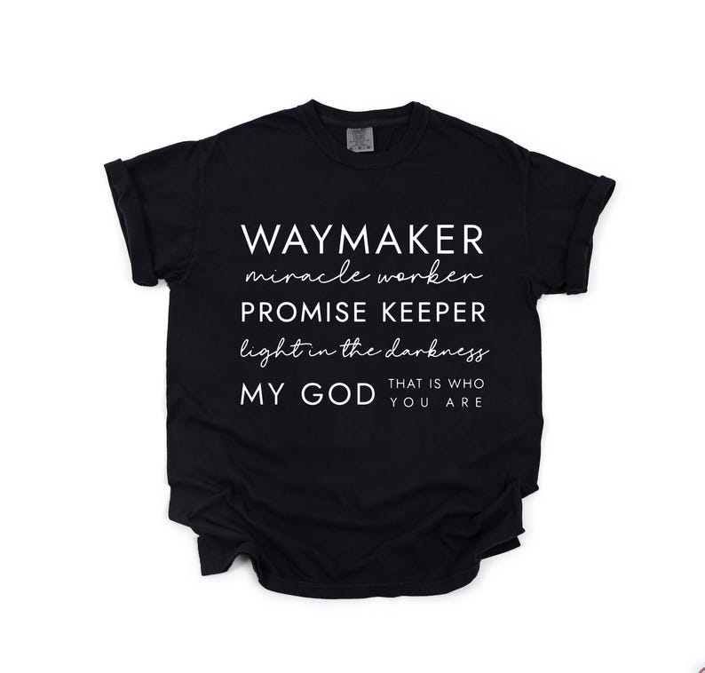Waymaker Promise Keeper My God SVG PNG - Miracle Worker Light in the ...