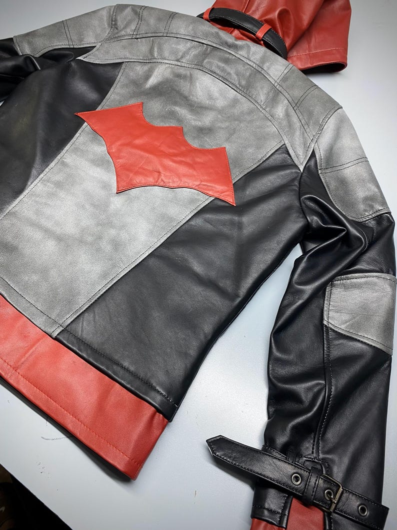 bat jacket, bat costume, bat outfit, bat suit, bat cosplay, jason todd cosplay, Arkham Knight Costume, Red Hood Jacket, Red Hood Costume, red hood vest, Red Hood cosplay, jason todd jacket, arkham knight jacket, gothic jacket, steampunk cosplay, gaming jacket, gaming cosplay, cosplay jacket, cosplay outerwear, comic con cosplay, DC Comics, Halloween Jacket, Halloween cosplay, superhero jacket, bat halloween costume, halloween bat costume, gift for him, gift for boyfriend, Christmas Cosplay