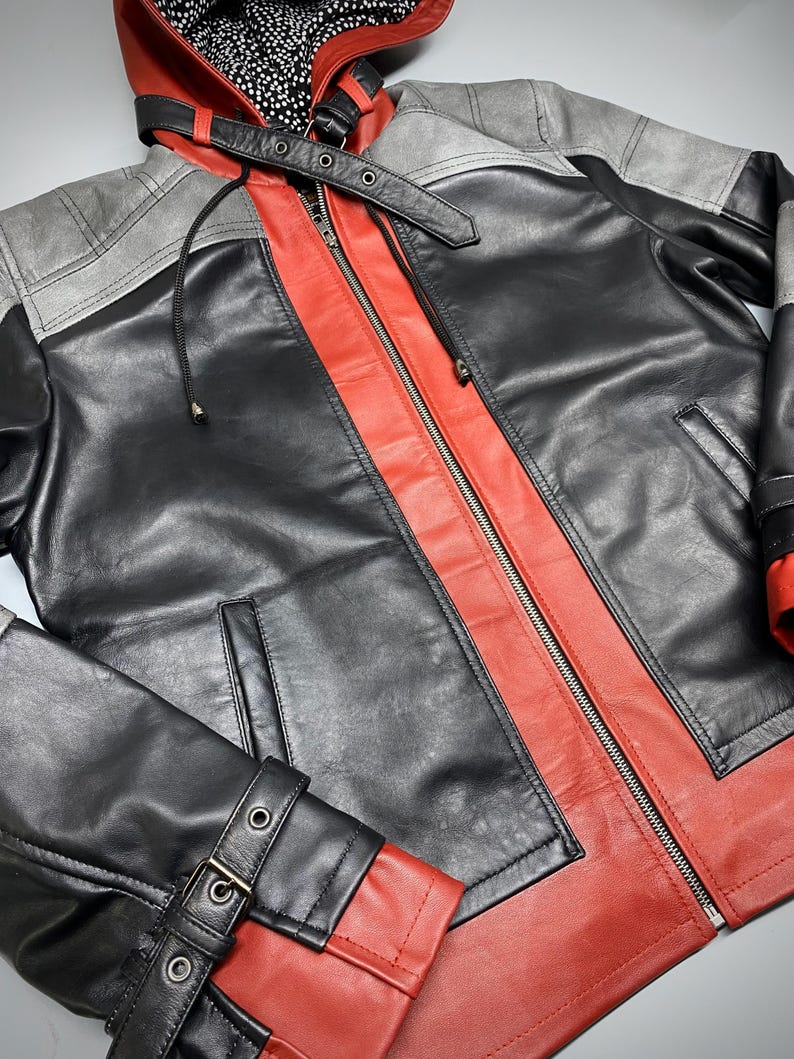 bat jacket, bat costume, bat outfit, bat suit, bat cosplay, jason todd cosplay, Arkham Knight Costume, Red Hood Jacket, Red Hood Costume, red hood vest, Red Hood cosplay, jason todd jacket, arkham knight jacket, gothic jacket, steampunk cosplay, gaming jacket, gaming cosplay, cosplay jacket, cosplay outerwear, comic con cosplay, DC Comics, Halloween Jacket, Halloween cosplay, superhero jacket, bat halloween costume, halloween bat costume, gift for him, gift for boyfriend, Christmas Cosplay