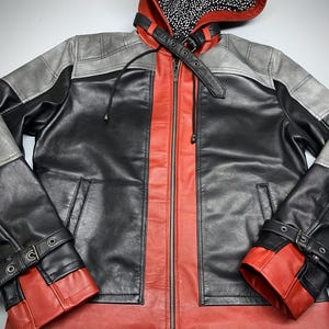 bat jacket, bat costume, bat outfit, bat suit, bat cosplay, jason todd cosplay, Arkham Knight Costume, Red Hood Jacket, Red Hood Costume, red hood vest, Red Hood cosplay, jason todd jacket, arkham knight jacket, gothic jacket, steampunk cosplay, gaming jacket, gaming cosplay, cosplay jacket, cosplay outerwear, comic con cosplay, DC Comics, Halloween Jacket, Halloween cosplay, superhero jacket, bat halloween costume, halloween bat costume, gift for him, gift for boyfriend, Christmas Cosplay
