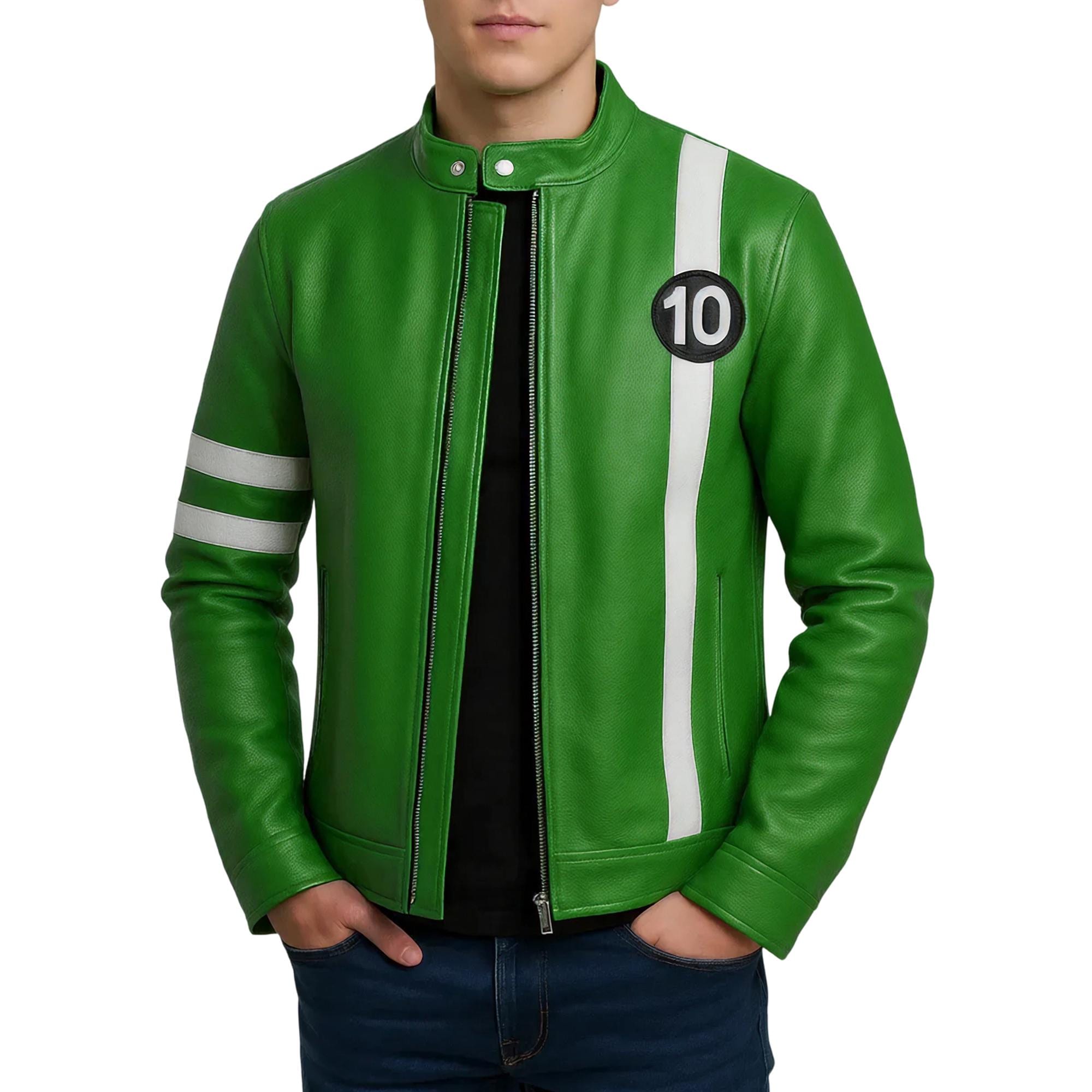 Ben 10 Green Cosplay Jacket, Ryan Kelley Alien Swarm Tennyson