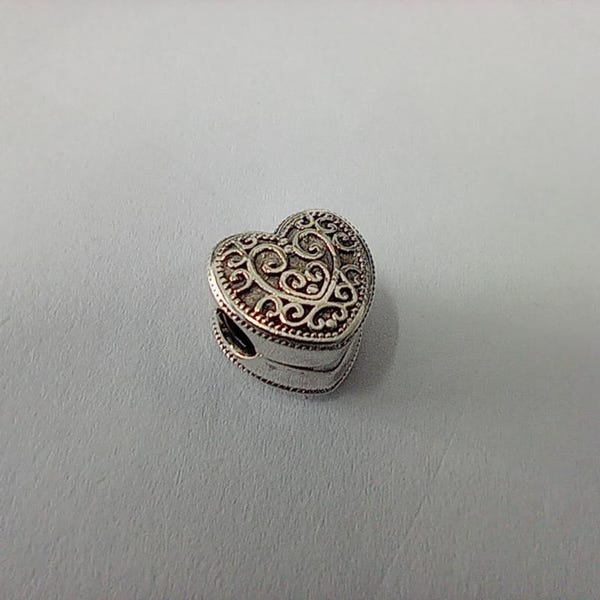 Charm Pandora de plata de ley S925 con clip encantado