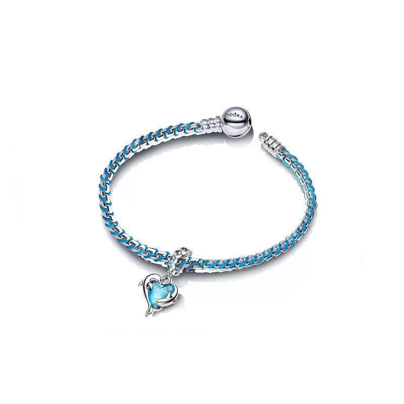 Pandora Blue Cord Snake Bracelet - Etsy