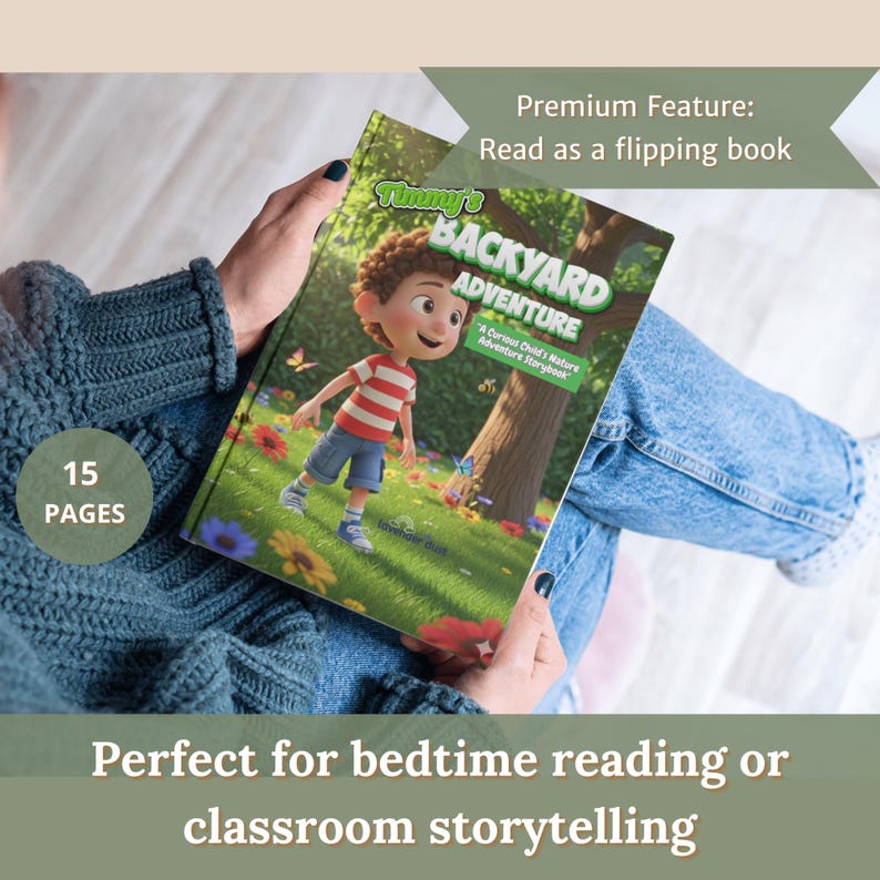 Timmy's Backyard Adventure – Kid's Nature Storybook | Digital Ebook ...